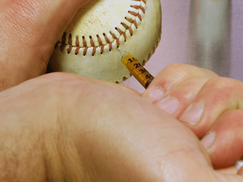 Baseball with Injection