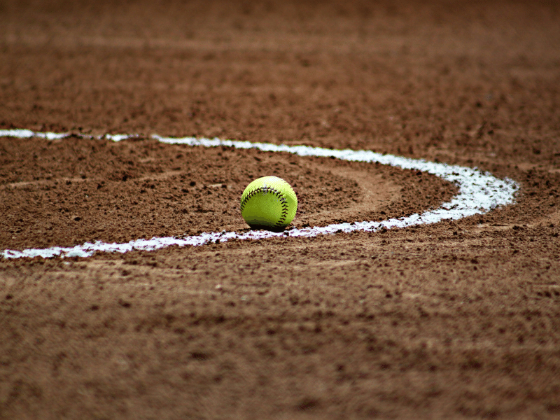 baseball on the ground